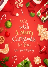 Happy Christmas Greeting Card